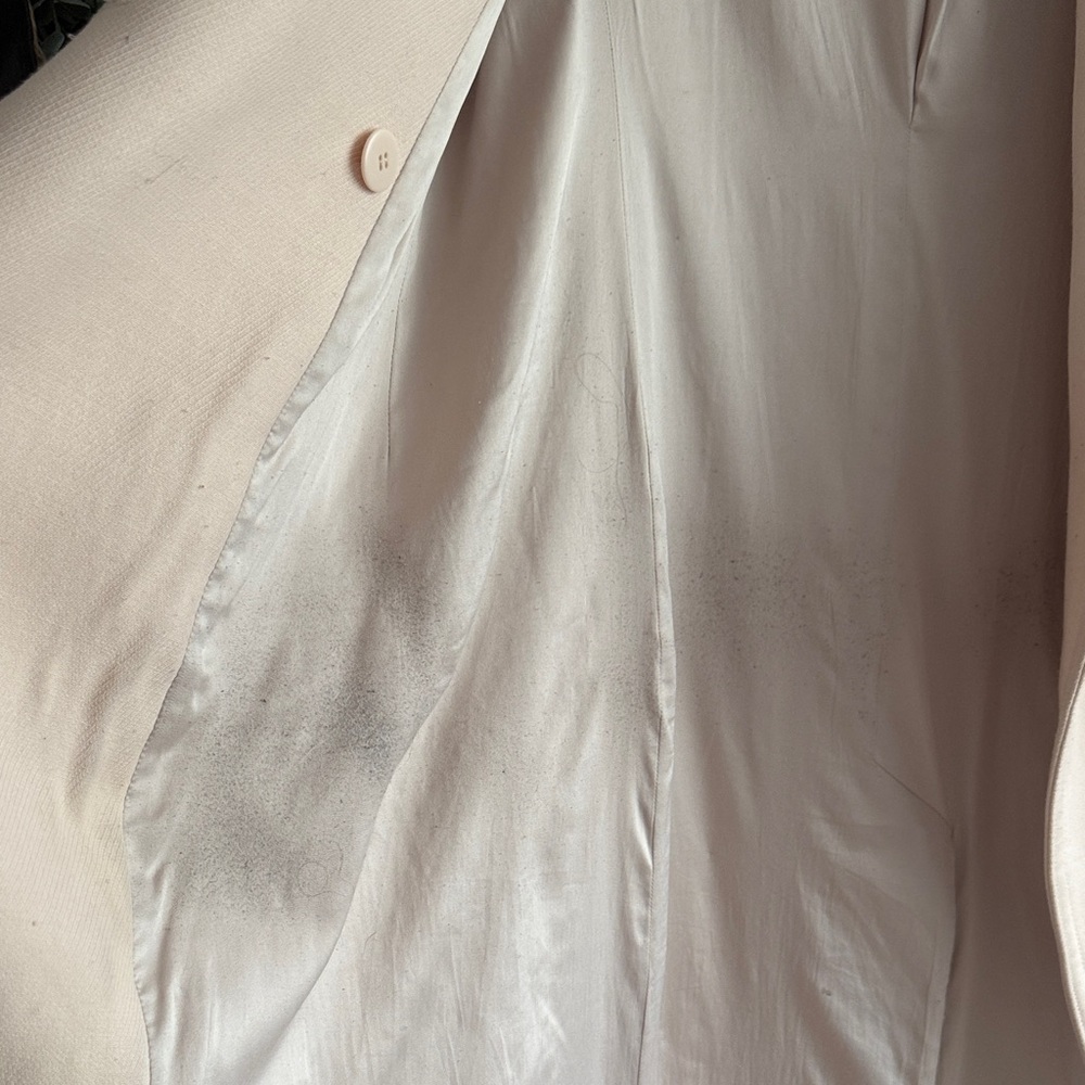 Club Monaco Women's Pale pink Trench Coat - Picture 3 of 15